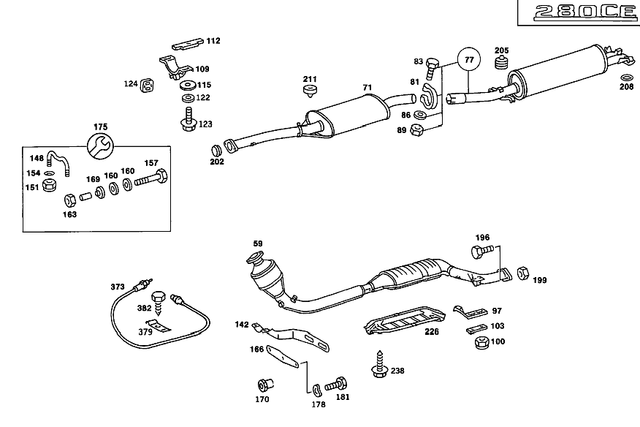 1101411283 - : Hose for Mercedes-Benz Image