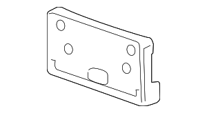 Front License Plate Bracket 22883373 GM | GMPartsDirect.com