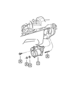 271506 - Electrical: Hex Nut for Mopar Image