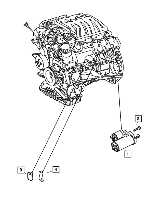 5097072AA - Electrical: Starter for Mopar Image image