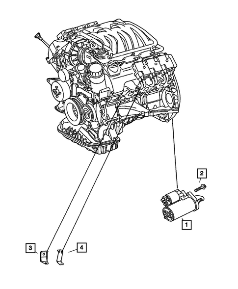 Starters for 2008 Chrysler Crossfire #0