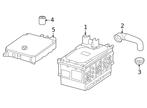 Battery for 2022 Mercedes-Benz GLE 450 SUV #1
