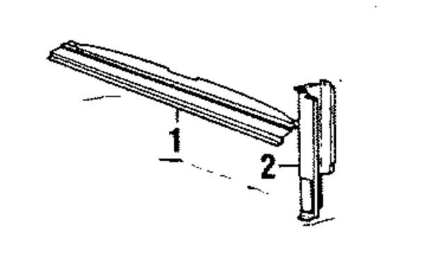 BBC8889 - Cooling System: Upper Tie Bar for Jaguar Image