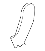 LR129624 - Body: Cushion Shield for Land Rover: Defender 110, Defender 130, Defender 90 Image