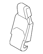 LR170518 - Body: Seat Back Pad for Land Rover: Defender 110, Defender 130, Defender 90 Image