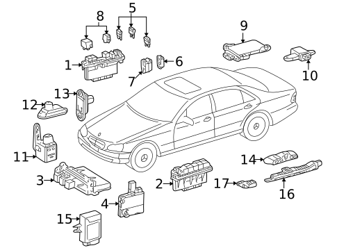 Window Defroster for 2005 Mercedes-Benz S600 #0