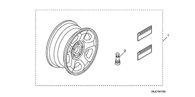 Towing Spare Rim for 2012 Honda Pilot #0