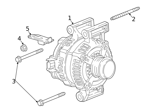 Alternator for 2018 Chevrolet Traverse #0