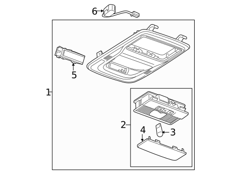 Overhead Console for 2015 Chevrolet Impala #10