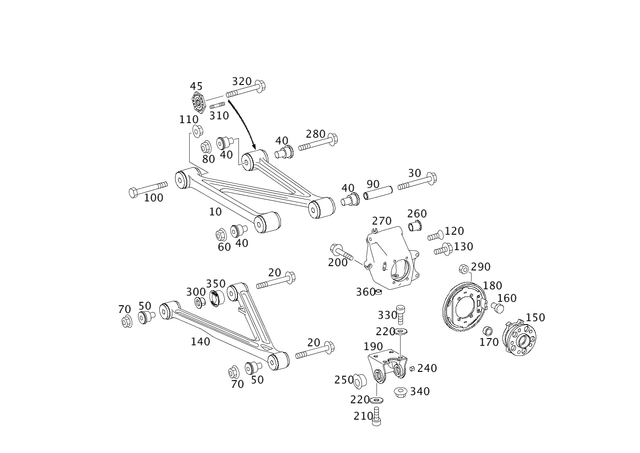 1993521010 - : Steering Knuckle for Mercedes-Benz Image