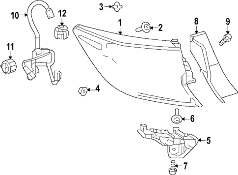 Bulbs - Chassis for 2023 Toyota GR Corolla #0