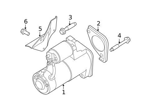 Starter for 2009 Nissan Xterra #0