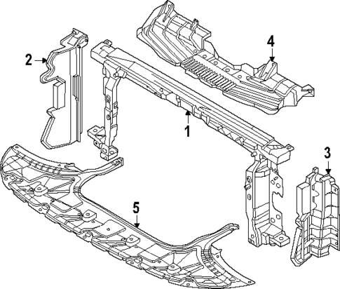 Radiator Support for 2025 Kia K4 #0