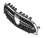 2478805306 - Body: Grille Assembly for Mercedes-Benz Image