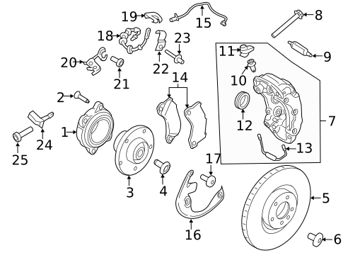 Front Brakes for 2020 Porsche Cayenne #14