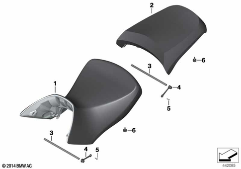 Bench Seat for 2004 BMW-Motorrad R 1200 GS #0