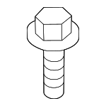 808206040 - Cooling System: Water Pipe Bolt for Subaru Image