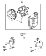 R8034326AB - Steering: Power Steering Pump And Pulley, Remanufactured for Dodge: Ram 1500, Ram 2500, Ram 3500 Image