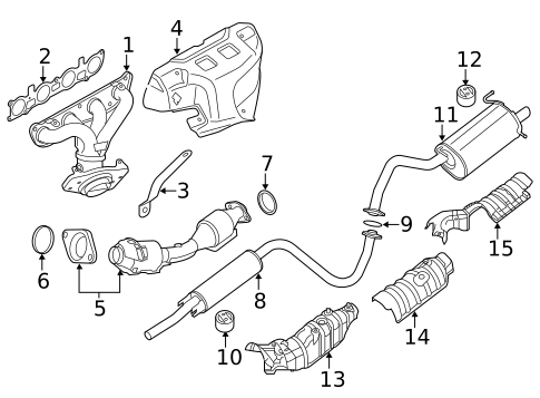 Exhaust Manifold for 2010 Nissan Sentra #0