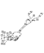 52128584AA - Electrical: Wiring Clip for Mopar Image