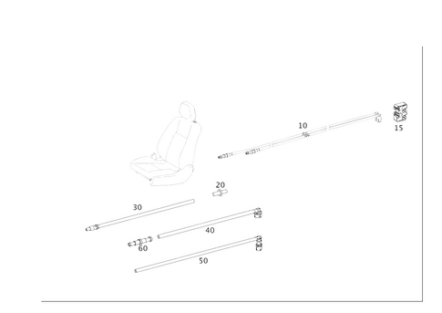 Orthopaedic Front Backrest for 2017 Mercedes-Benz S550e #0