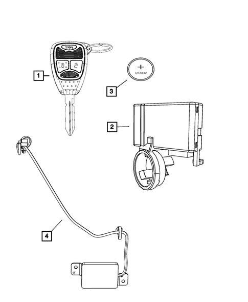 Keys, Modules and Engine Controllers for 2009 Chrysler Sebring #0