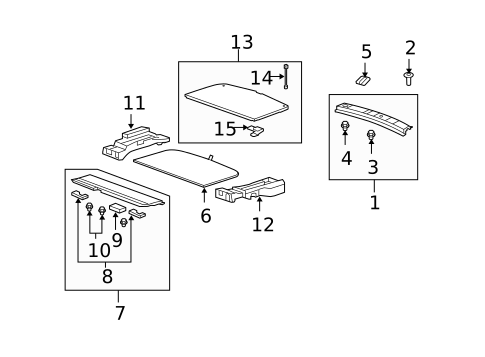 Interior Trim - Rear Body for 2011 Acura RDX #0