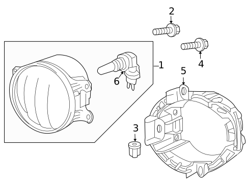 Bulbs - Chassis for 2007 Toyota RAV4 #1