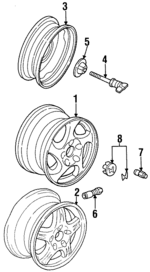 42700S30A91 - Suspension: Wheel, Alloy for Honda: Prelude Image