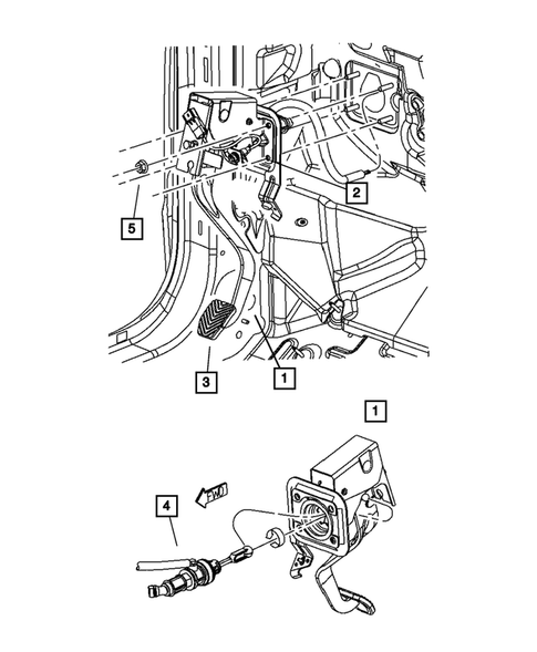 Pédales d`embrayage pour 2007 Dodge Caliber #0