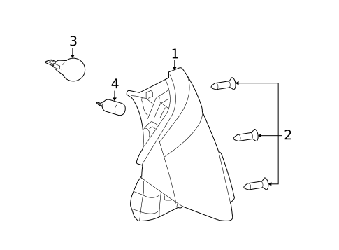 Bulbs - Chassis for 2004 Saturn Ion #4
