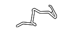 PAB145405A - Emission Control: Vacuum Hose for Porsche Image
