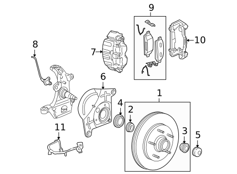 Brake Components for 2006 Lincoln Mark LT #0