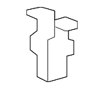 9046710203 - Body: Switch Bezel Clip for Lexus: ES300, ES300h, ES330, ES350, GS300, GS350, GS430, GS450h, GS460, GX470, IS F, IS300, LX570, RX330, RX350, RX400h, RX450h Image