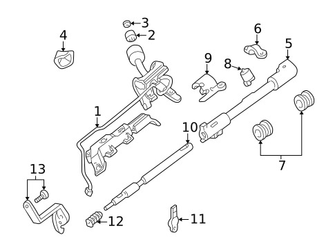 Gear Shift Control for 2002 Lincoln Blackwood #0