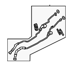 17228832431 - : Cooler Line for BMW: 530i, 530i xDrive Image