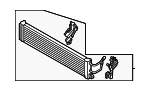 17115A18804 - Cooling System: Trans Cooler for BMW: 530i, 530i xDrive, 540i xDrive, 740i, 750e xDrive Image