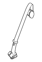 LR144090 - : 2021-2024 Land Rover Range Rover Velar - Center Belt Assembly for Land Rover: Range Rover Velar Image