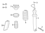 7119906495 - Suspension: Suspension Strut Bolt for BMW Image