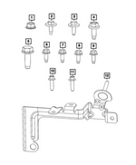 68675799AA - High Voltage Powertrain Systems: Hex Flange Head Screw for Mopar Image