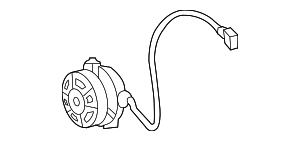 1636364250 - Belts &amp; Cooling: Fan Motor for Toyota: Corolla, Matrix Image