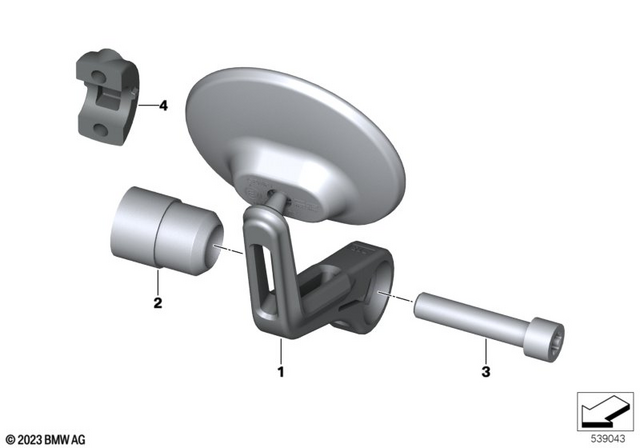 51167924373 - Design: Spacer Sleeve - Shadow for BMW-Motorrad Image