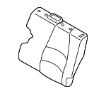 DD9C8845144 - Body: Seat Back Cover for Mazda: CX-3 Image