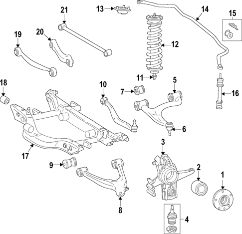 Rear Suspension for 2010 Mercedes-Benz ML 550 #0