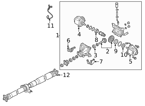 Axle & Differential for 2016 Nissan Juke #0