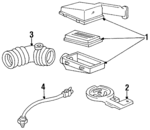 25096770 - Engine: Air Cleaner for Chevrolet: Beretta, Corsica Image