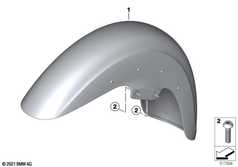 Front Wheel Fender for 2023 BMW-Motorrad R 18 B #0