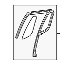 8A2Z7825766AA - Body: Vent Glass for Ford: Explorer Sport Trac Image