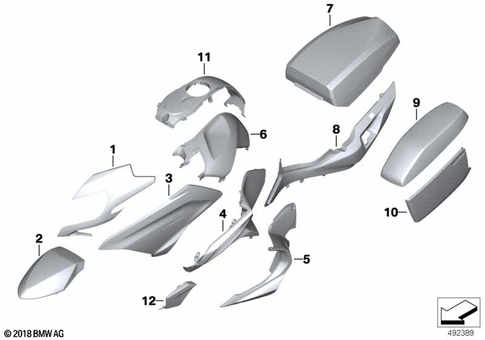 Painted Parts for 2021 BMW-Motorrad R 1250 RT #5