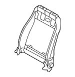 95552183501 - Body: Seat Back Frame for Porsche: Cayenne Image